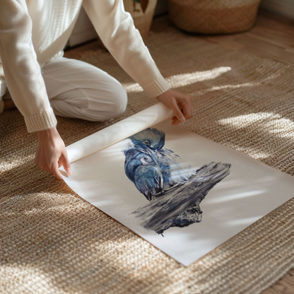 Belted Kingfisher No. 1 - 11 x 14”